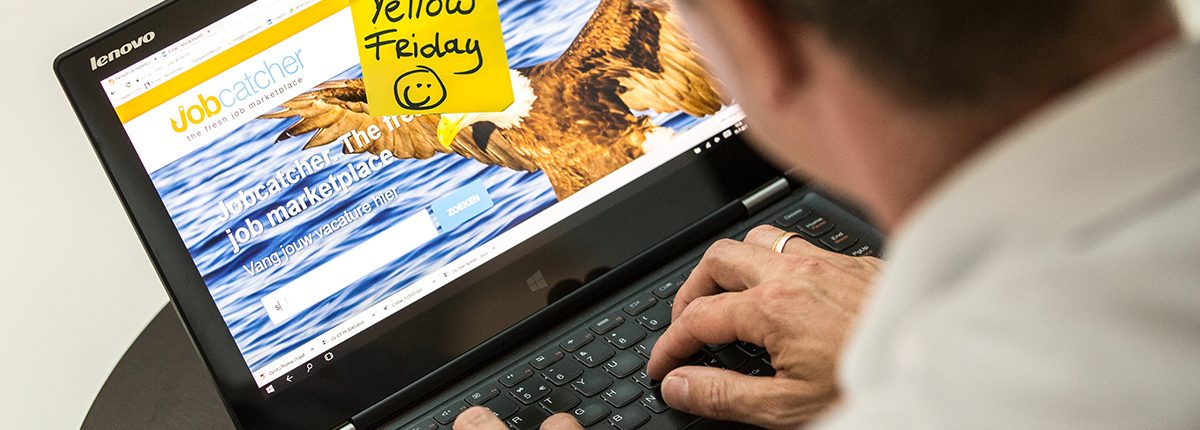 Temp jobs that stick, man met laptop
